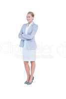 Businesswoman walking