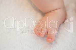 Beautiful foot of baby