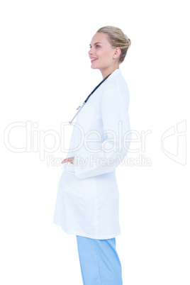 blond female doctor