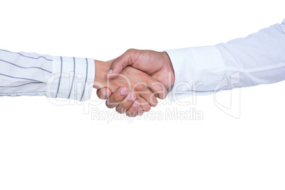 Business people shaking hands