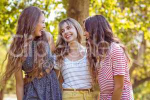 Happy friends taking a selfie