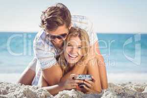 couple taking a photo