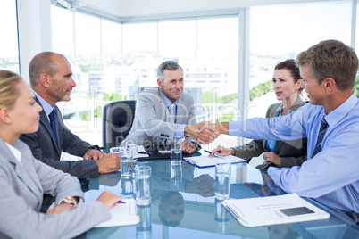 Business team during meeting