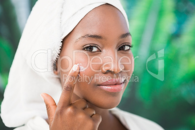 Close up of a beautiful young woman