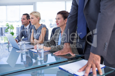 Business team having a meeting Business team having a meeting