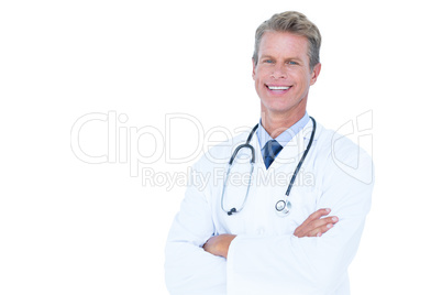 Male doctor standing