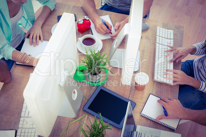 Creative business teamin a meeting