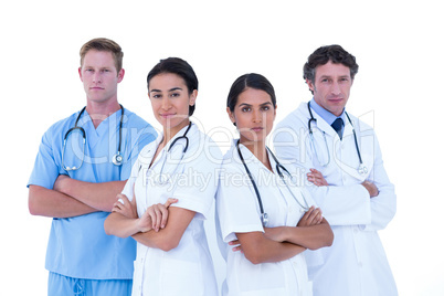 Doctors and nurse standing together