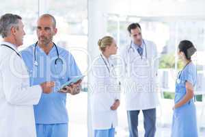 Team of doctor discussing together