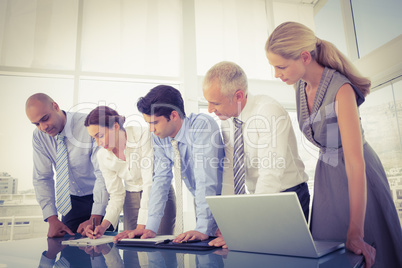 Business team during meeting