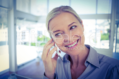 Businesswoman on the phone