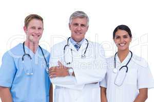 Doctors and nurse standing together