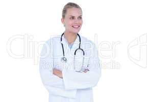 image of doctor smiling with arms crossed