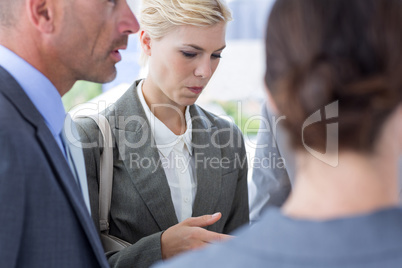 Business team during meeting