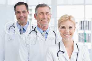 Doctors smiling at camera
