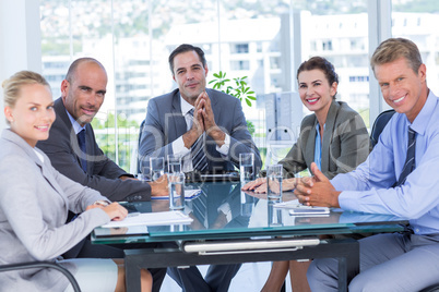 Business team during meeting