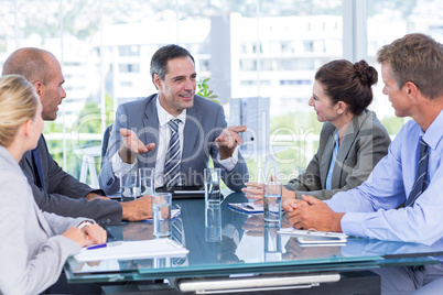 Business team during meeting