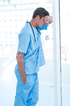 Doctor having headache Doctor having headache