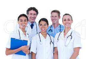 Doctors and nurse standing together