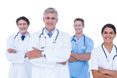 Doctors and nurse standing together