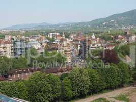 Aerial view of Turin