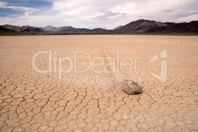 Wandernde Felsen, Death Valley NP, Kalifornien, USA
