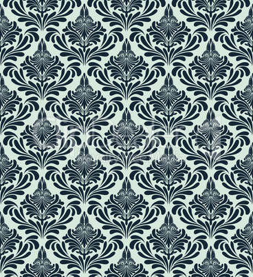 Damask seamless vector pattern
