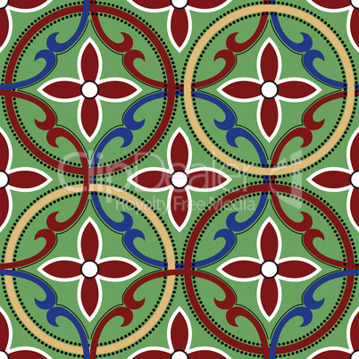 Geometric chinese seamless pattern