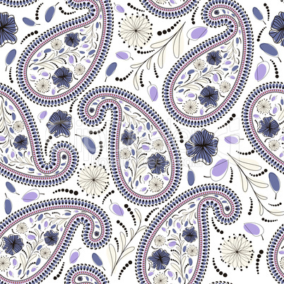 Oriental cucumbers seamless pattern