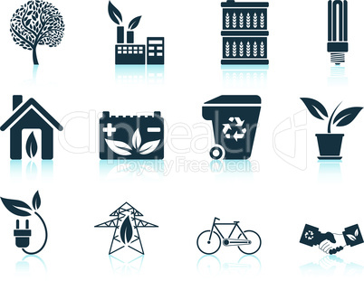 Set of ecological icon