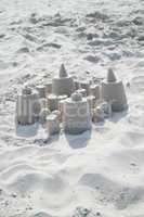 Small sand castle