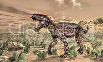 Lycaenops dinosaur - 3D render