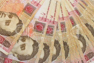 Ukrainian one hundred-hryvnia notes