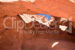 Fire Cave, Valley of Fire, Nevada, USA