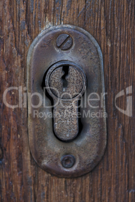 Vintage keyhole