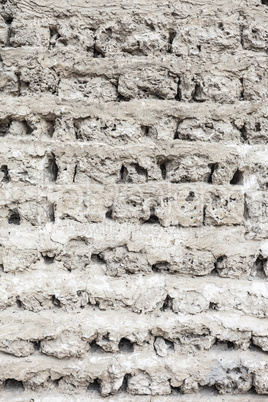 White Brick Wall. Grungy white concrete wall