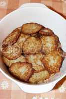 heap of fresh tasty potato pancakes