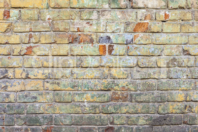 Colored Brick Wall