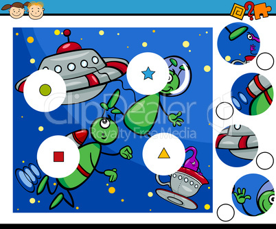 match pieces game cartoon