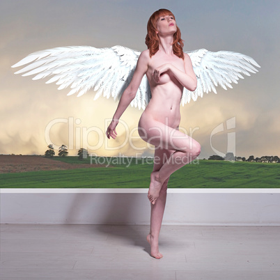 angel woman nude