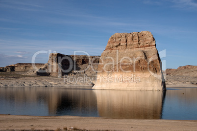 Lone Rock, Lake Powell, Arizona, USA