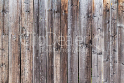 Wooden plank wall