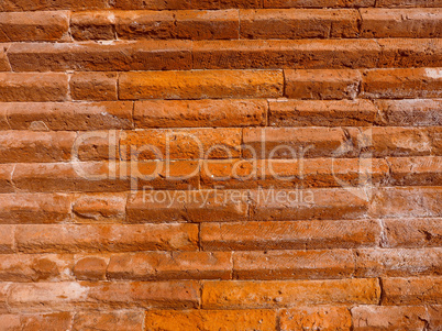 Retro look Red bricks background