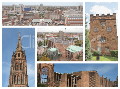 Coventry landmarks collage