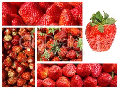 Strawberry collage Strawberry collage
