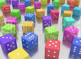 Dice colors random