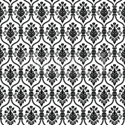 Damask seamless pattern