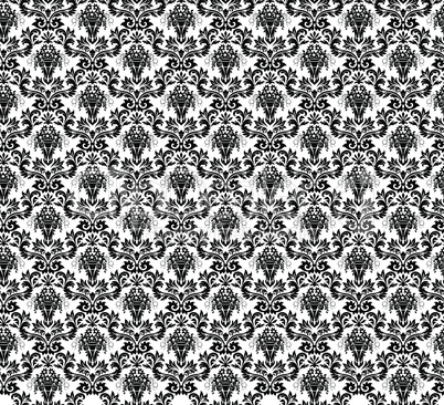 Damask seamless pattern