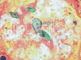 Margherita pizza background