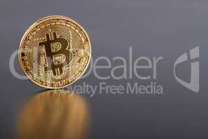 Photo Golden Bitcoin (new virtual money )